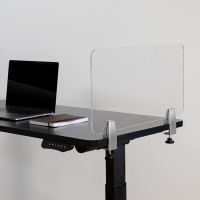 Flash Furniture BR-DDIA-3058-GG Clear Acrylic Desk Partition, 12